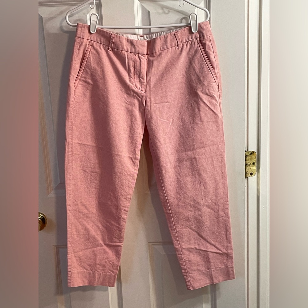 J.Crew Light Pink Chino Crop Pants – Women’s Size 8